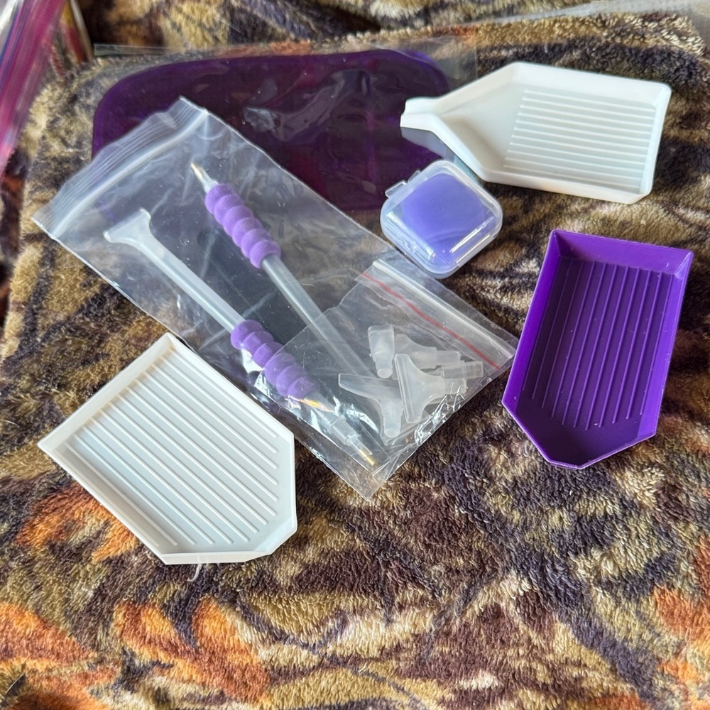 ★ Diamond Painting Tool Set Trays Stylus Wax Craft Accessories